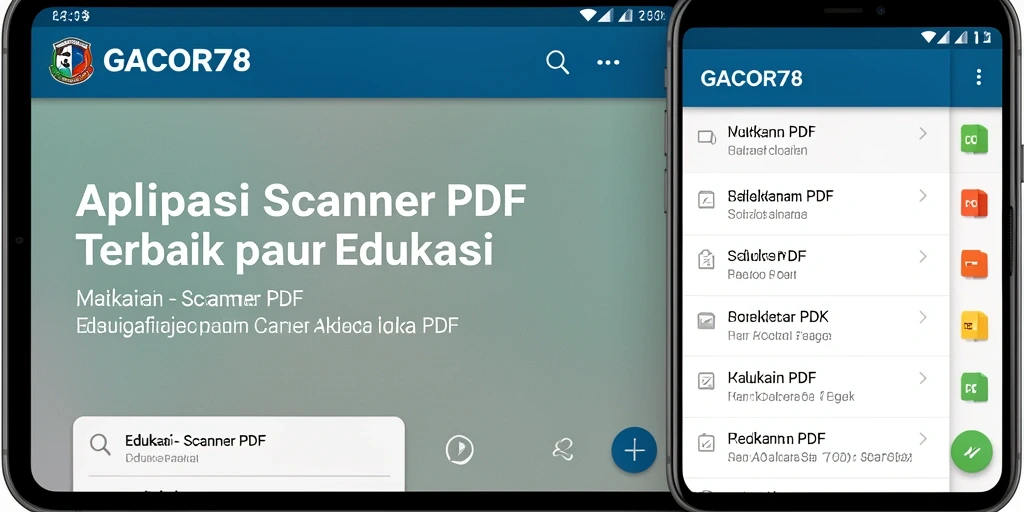 Antarmuka pengguna GACOR78 untuk Scanner PDF yang intuitif dan sederhana.